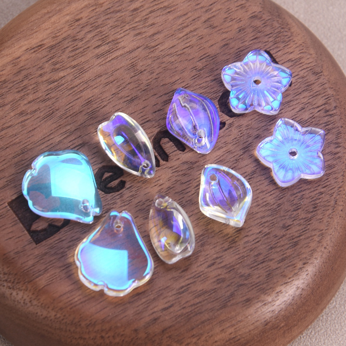 Jewelry Making Qc - 10 قطعة ضوء القمر أورورا واضح