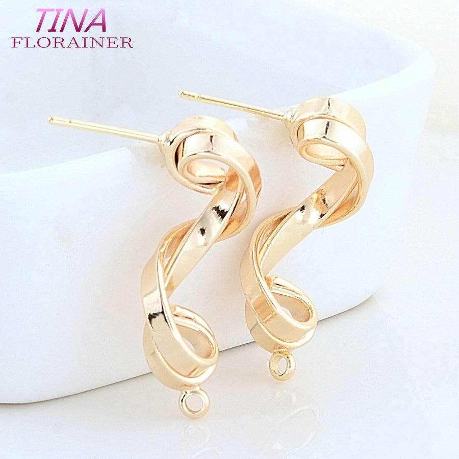 Jewelry Making Notes - 9*27 مللي متر 18K الذهب اللون