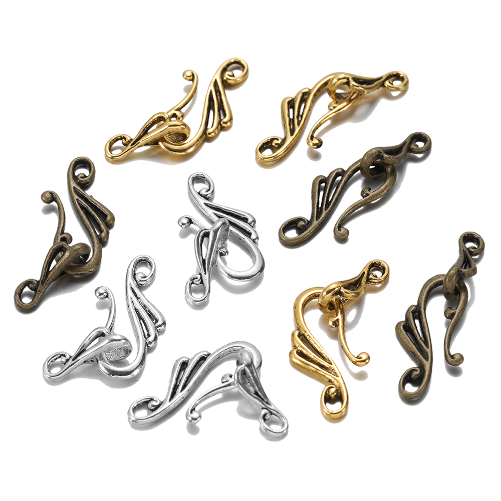 Jewelry Making Notes - 10/20 مجموعات/وحدة العتيقة برونزية فضية اللون