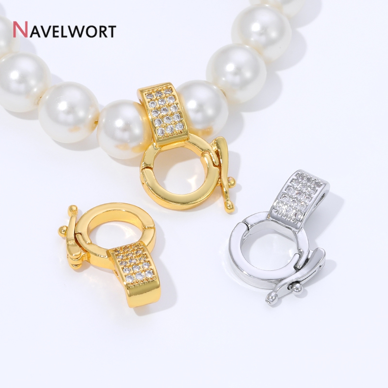 Jewelry Making Metal - مشبك تعليق قلادة من النحاس المطلي
