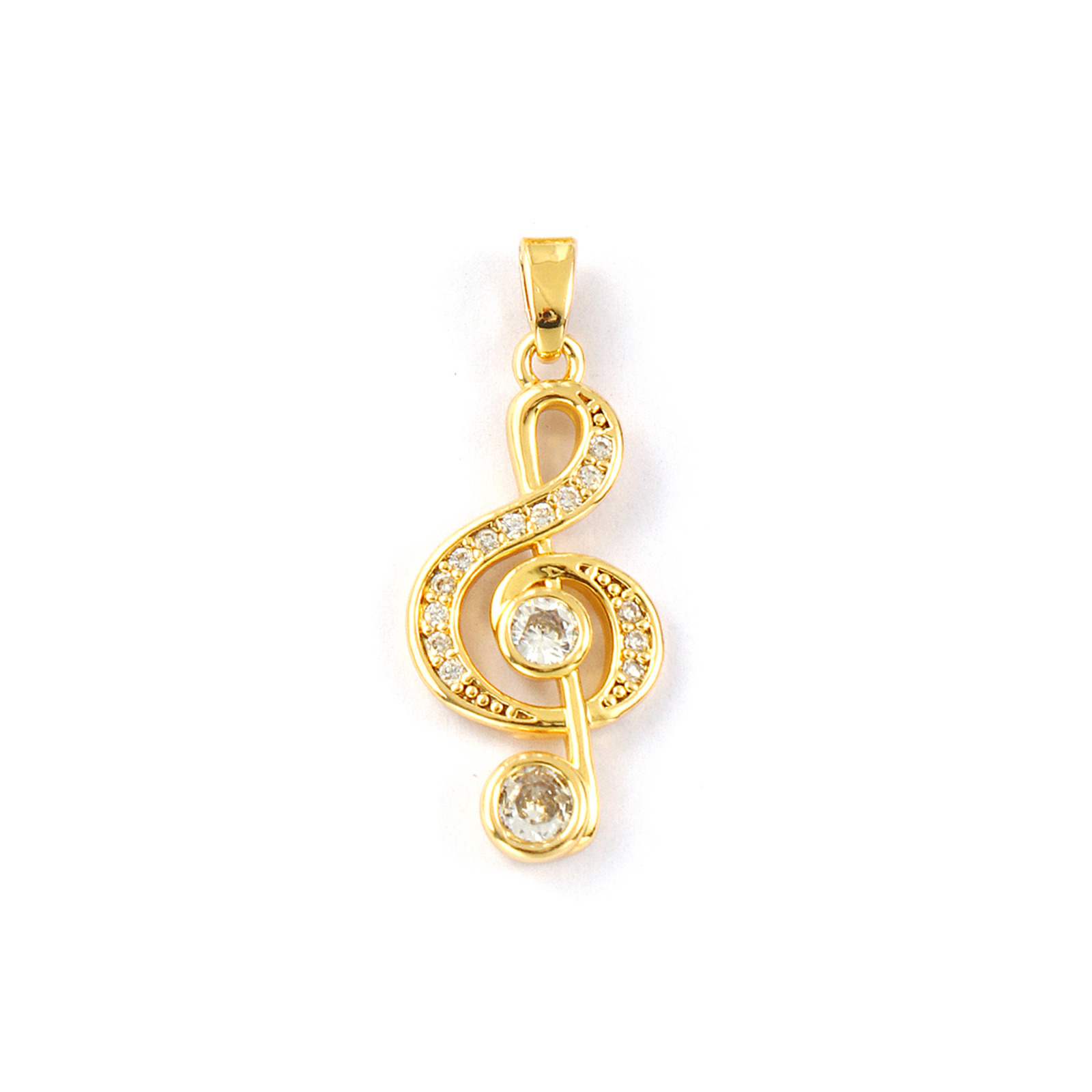 Jewelry Making Notes - 2 قطعة النحاس الموسيقى ملاحظة نمط