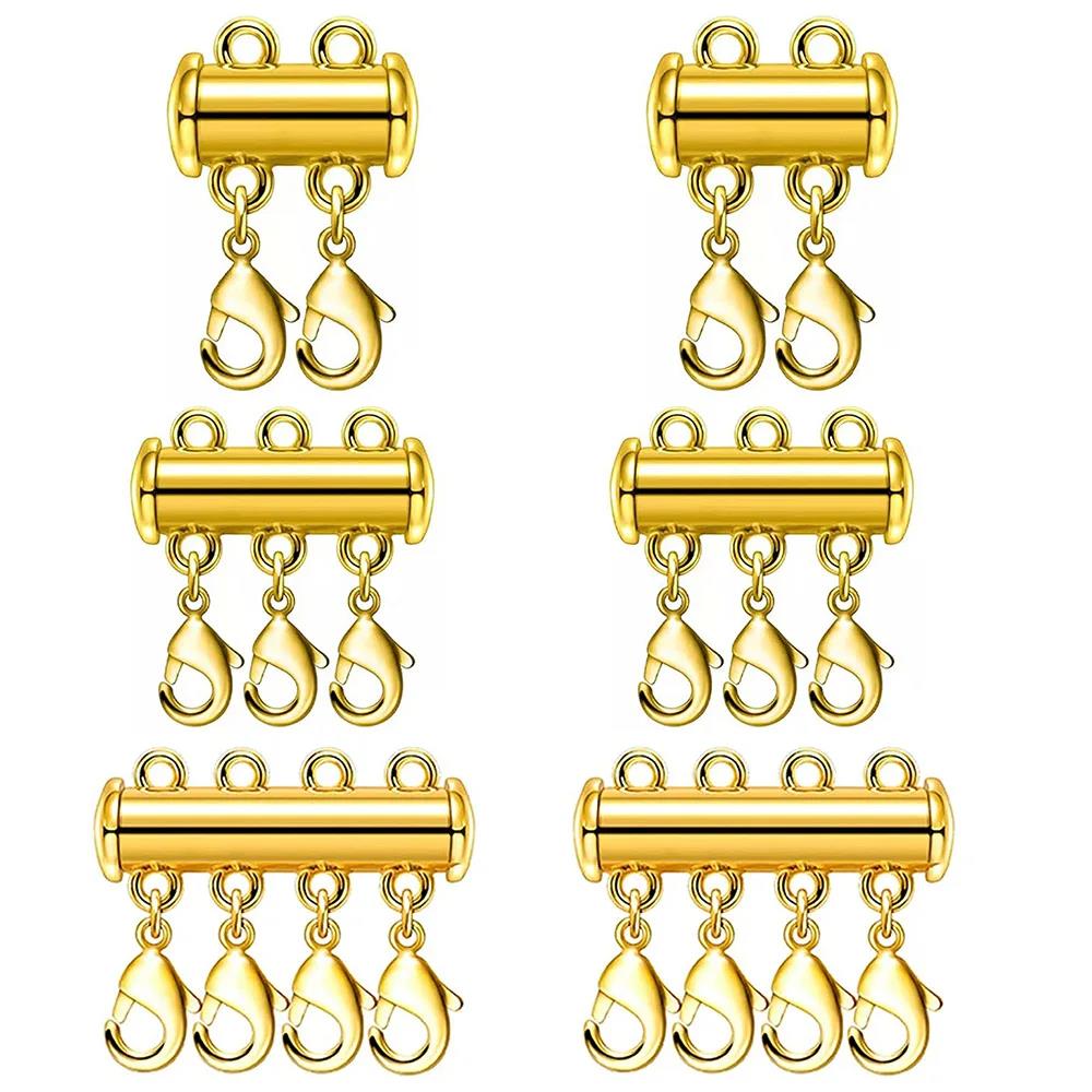 Jewelry Making Metal - 2 قطعة قلادة متعددة حبلا طبقة