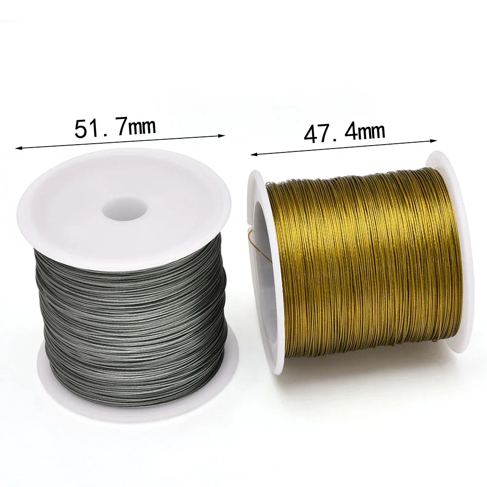Jewelry Making Yarn - سلك فولاذي مقاوم للصدأ بطول 328
