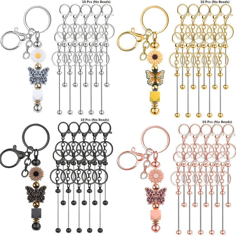 Jewelry Making Online - 10 قطع طقم صنع سلاسل المفاتيح