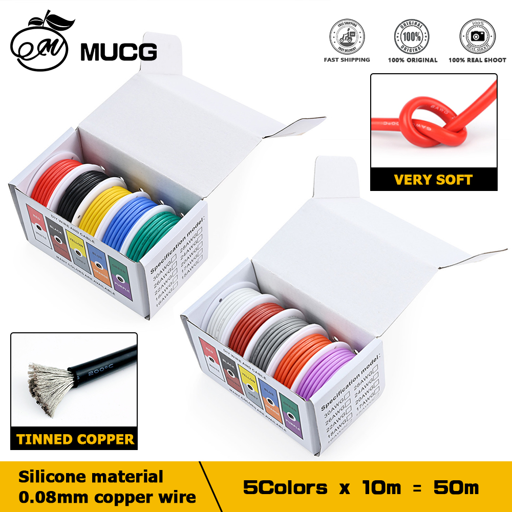 Wire 22 Gauge Copper - 24 22 20 AWG سلك كهربائي
