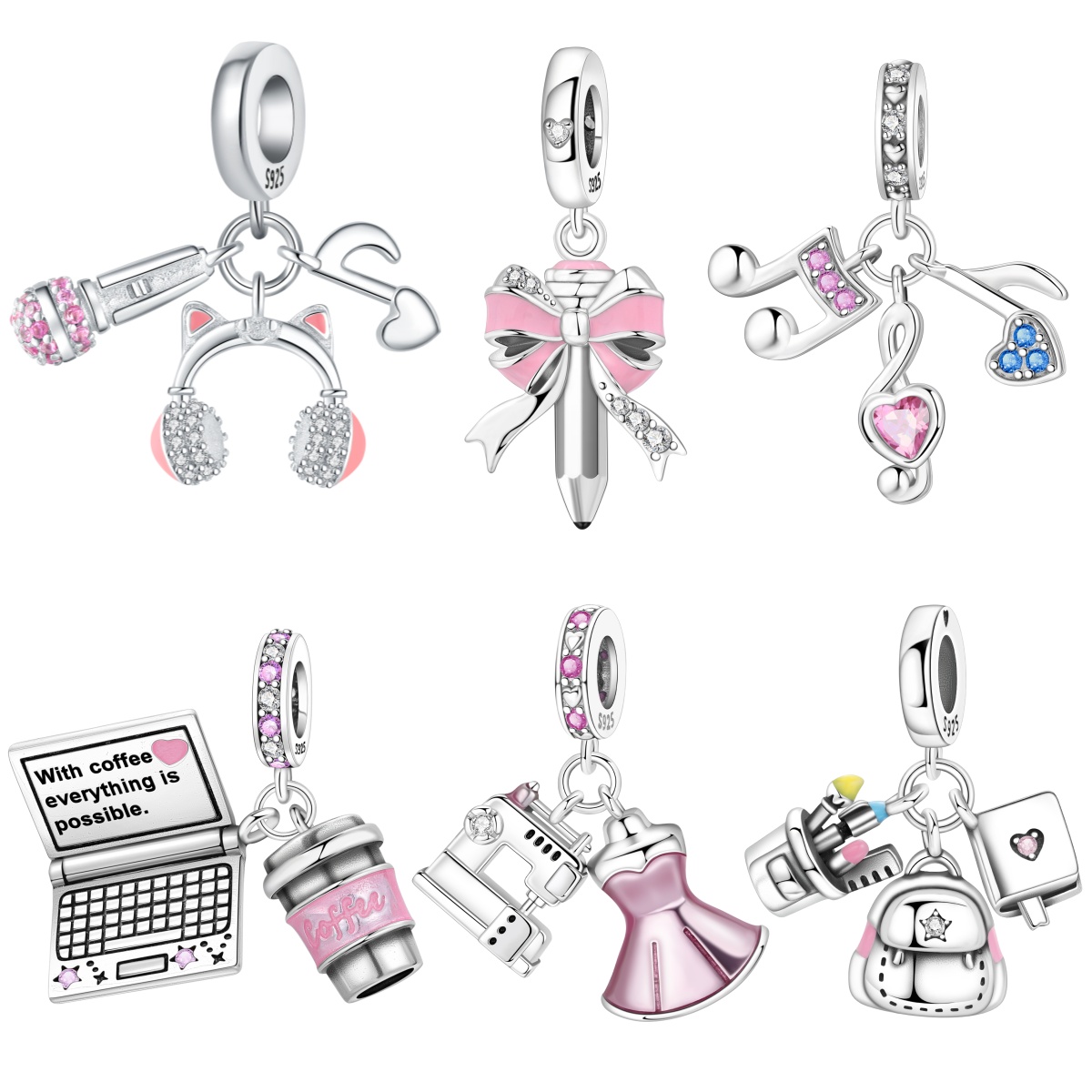Jewelry Making Notes - قلادة أورستاري من الفضة الإسترلينية عيار