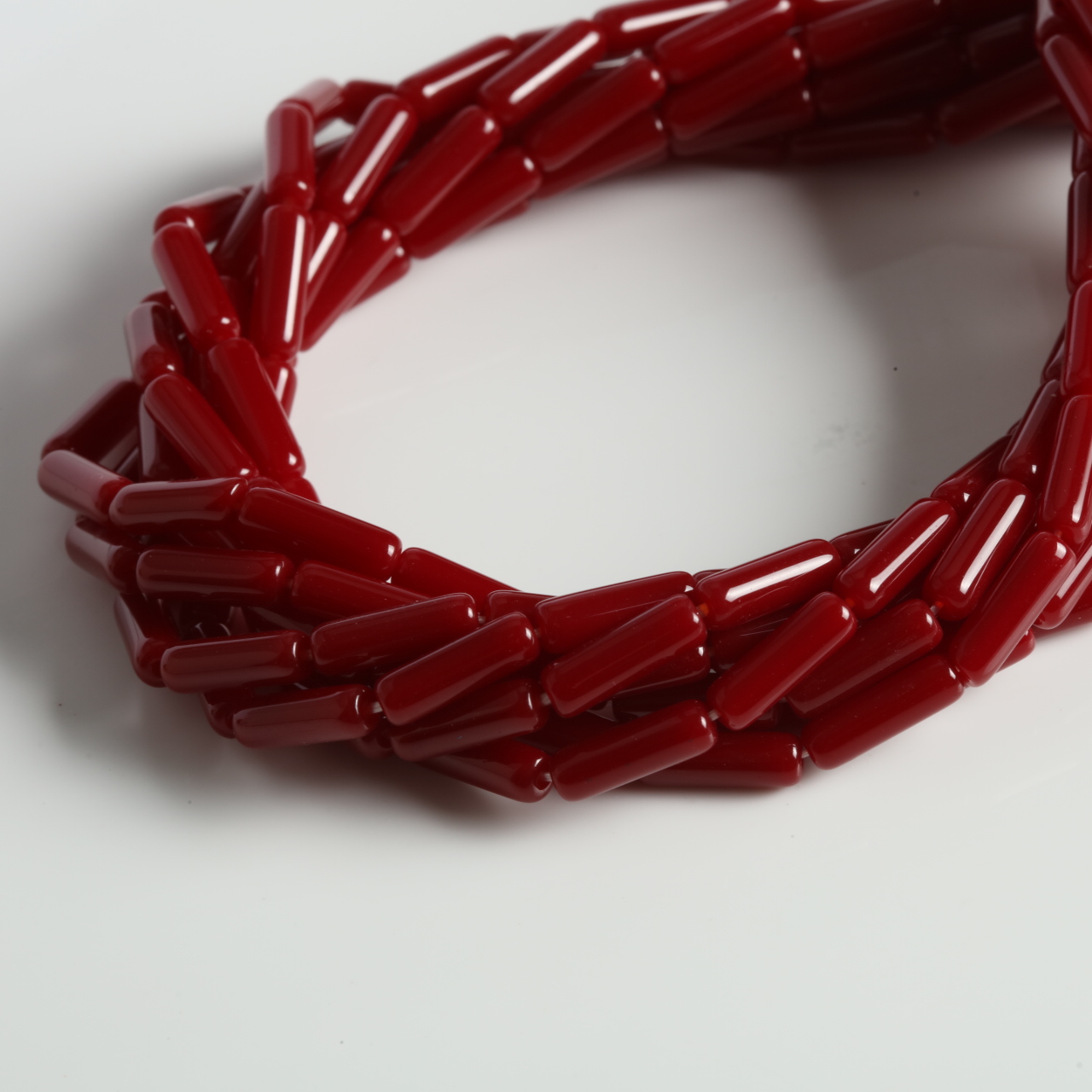 خرز زجاجي أسطواني طويل 4×13 مم - مراجعة Jewelry Making Long Beach وسعره
