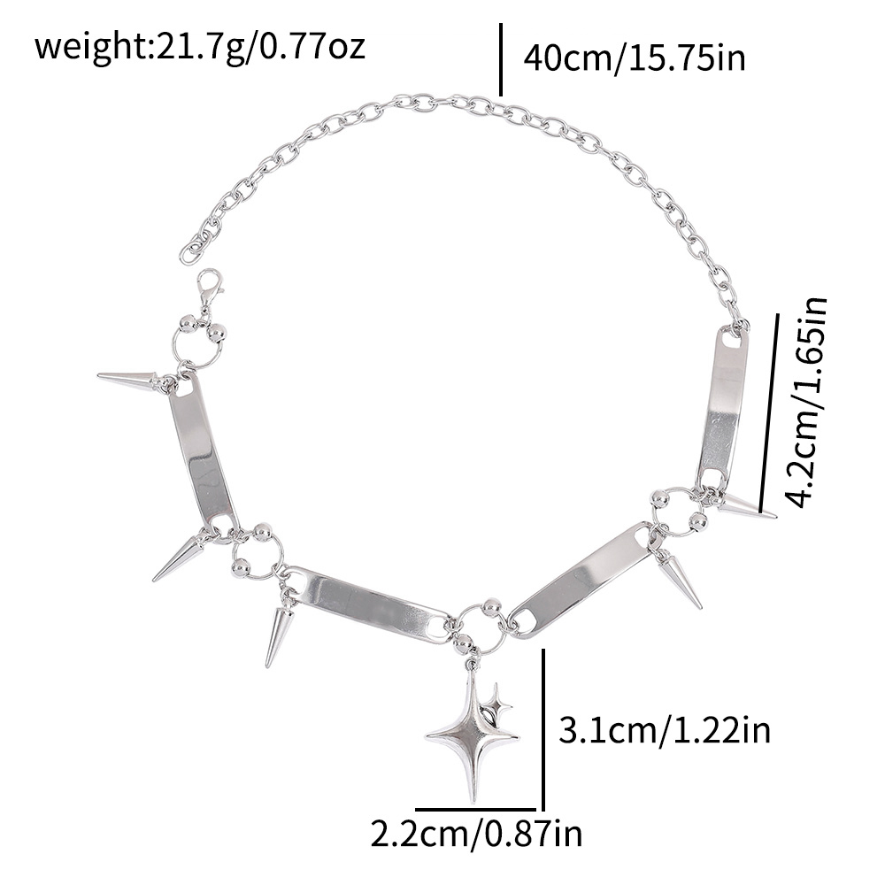 قلادة نسائية بتصميم نجمة بانك  - مراجعة Jewelry Making Necklaces وسعره