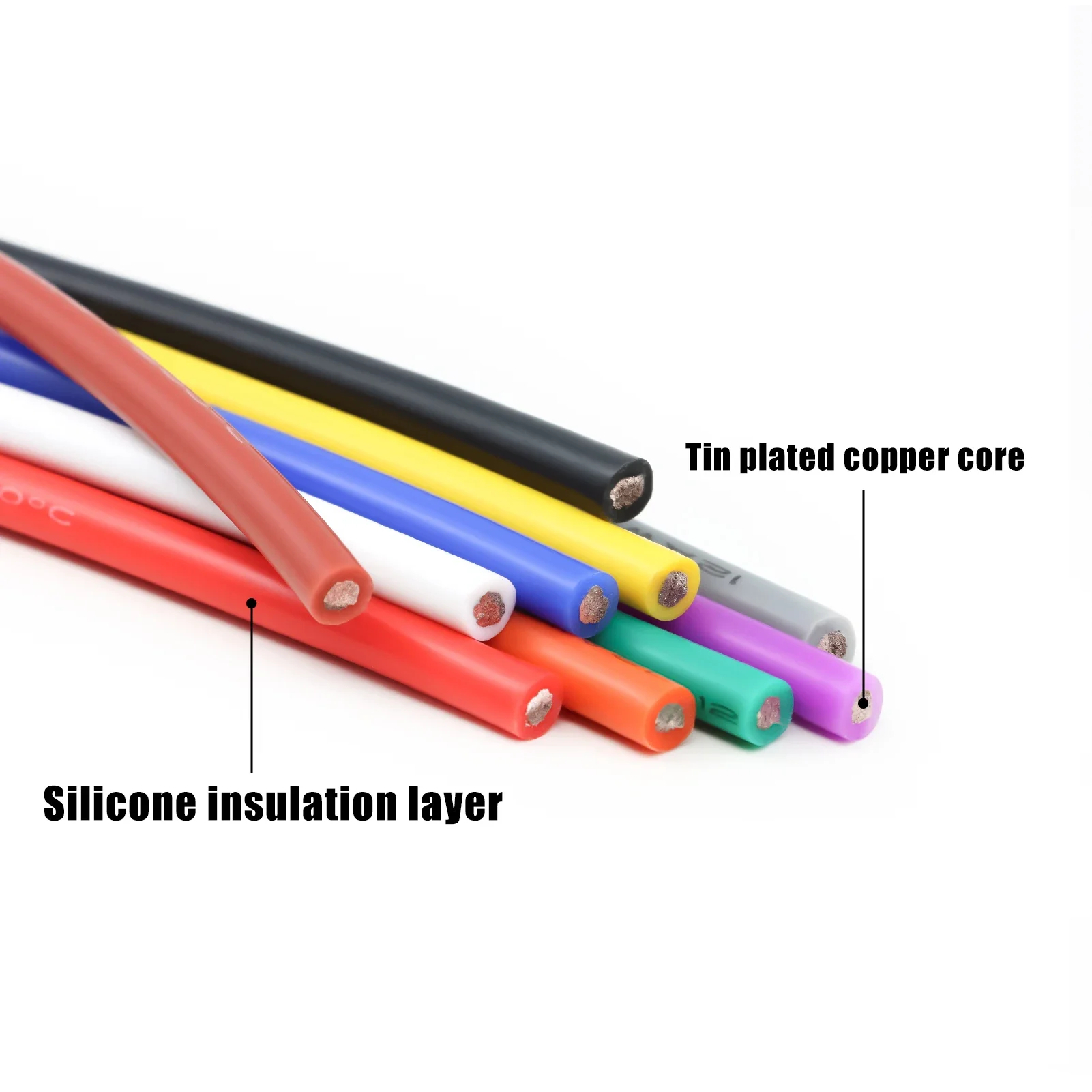 1 متر/5 متر سلك سيليكون فائق ا - مراجعة Wire 22 Gauge Copper وسعره