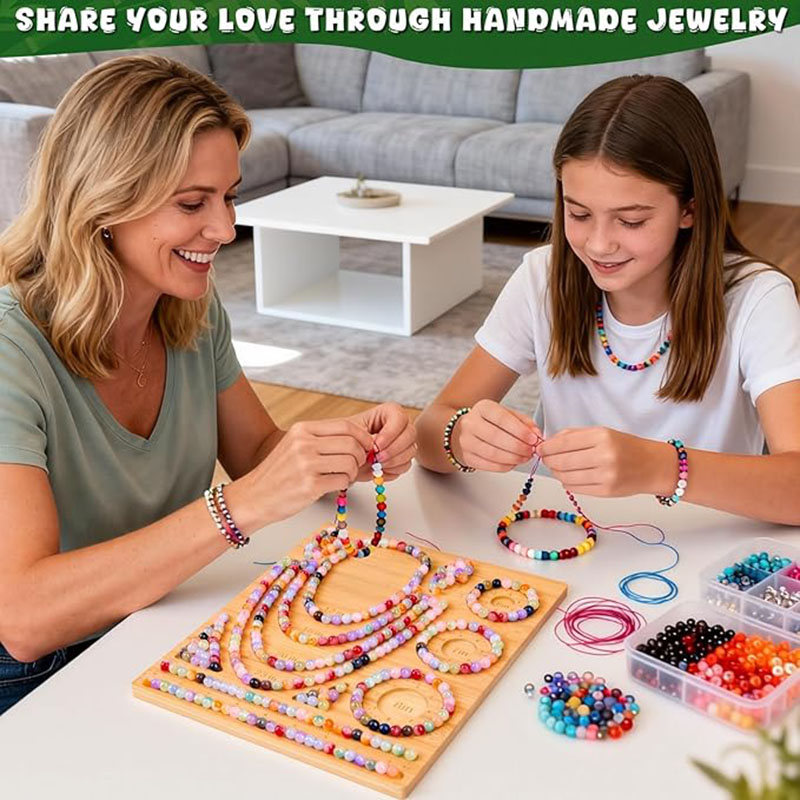 لوحة خرز من الخيزران لصنع الأس - مراجعة Jewelry Making Desk وسعره