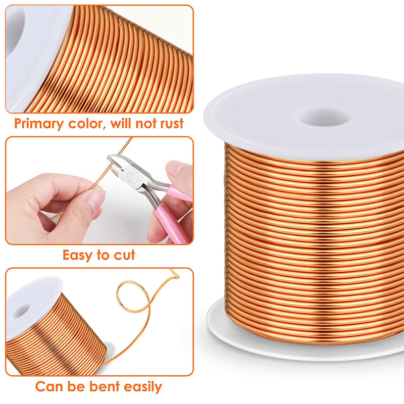 1-3 لفة الأسلاك النحاسية الناع - مراجعة Jewelry Making Yarn وسعره