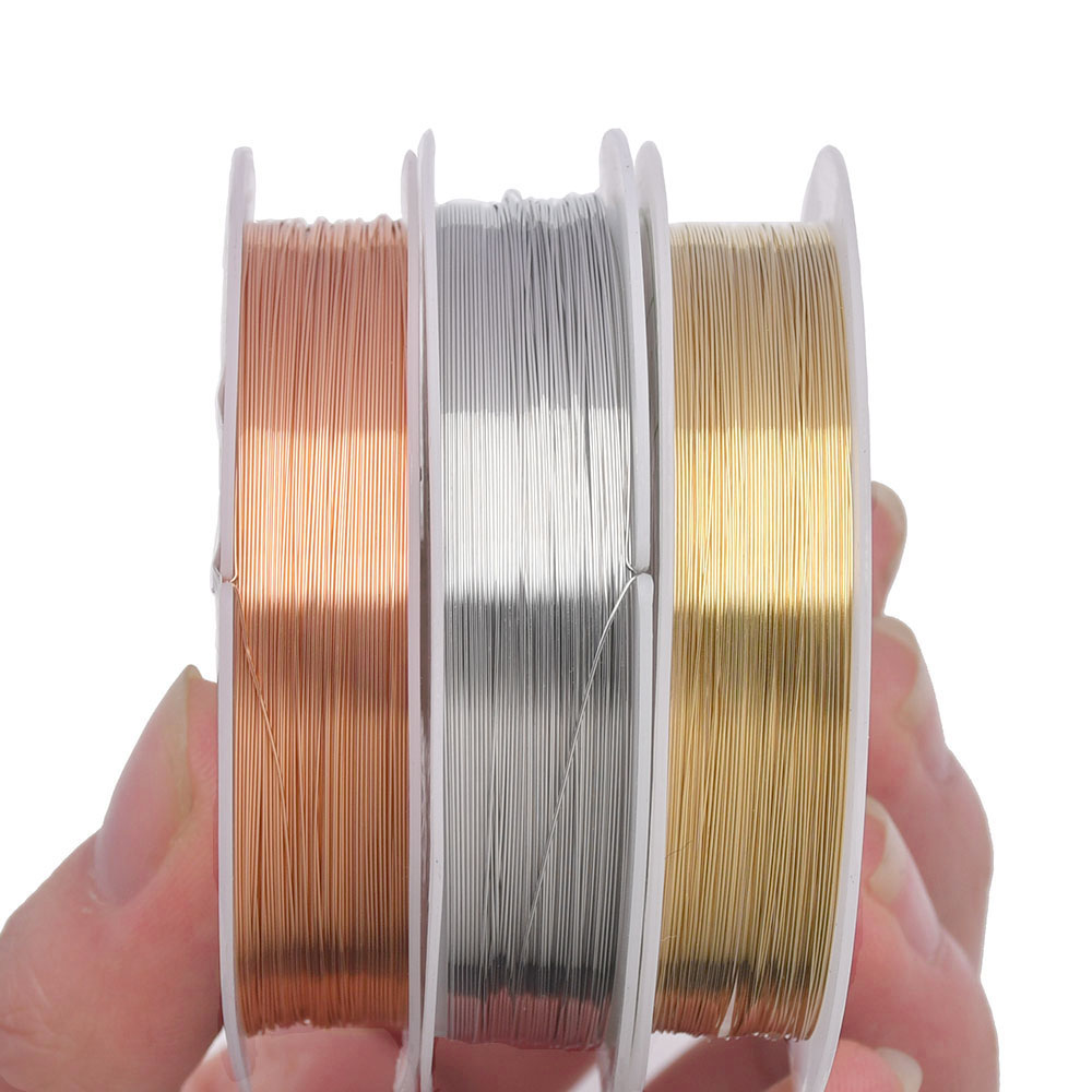 سلك مجوهرات 0.2-1 مم، سلك حرفي - مراجعة Jewelry Making Yarn وسعره