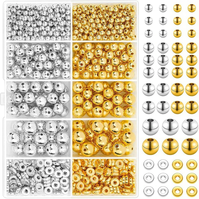 1000 قطعة مجموعة خرز فاصل ذهبي - مراجعة Jewelry Making Online وسعره