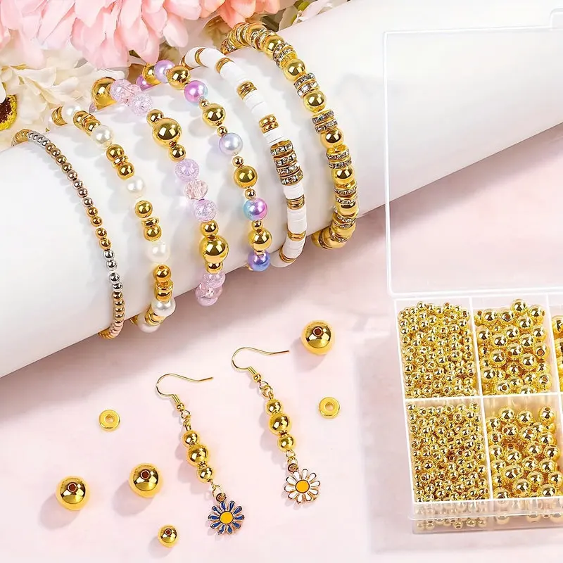 1000 قطعة مجموعة خرز فاصل ذهبي - مراجعة Jewelry Making Online وسعره