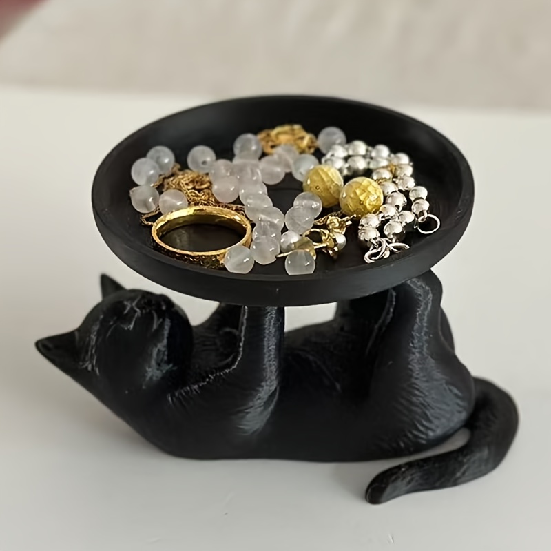 صينية مجوهرات بتصميم قطة بسيط  - مراجعة Jewelry Making Desk وسعره