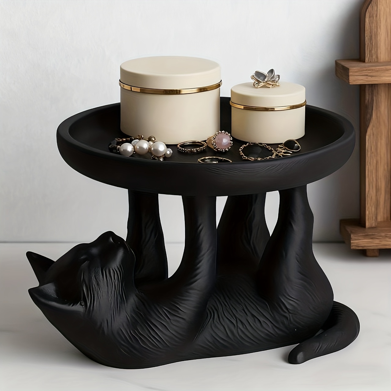 صينية مجوهرات بتصميم قطة بسيط  - مراجعة Jewelry Making Desk وسعره
