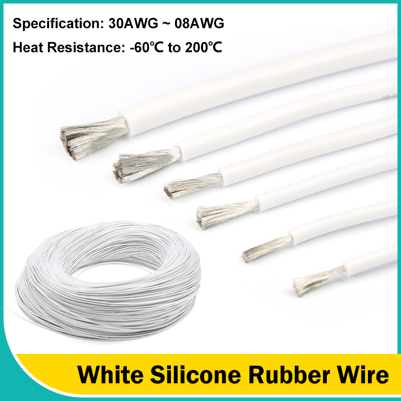 أسلاك مطاط السيليكون المرنة ال - مراجعة Wire 22 Gauge Copper وسعره