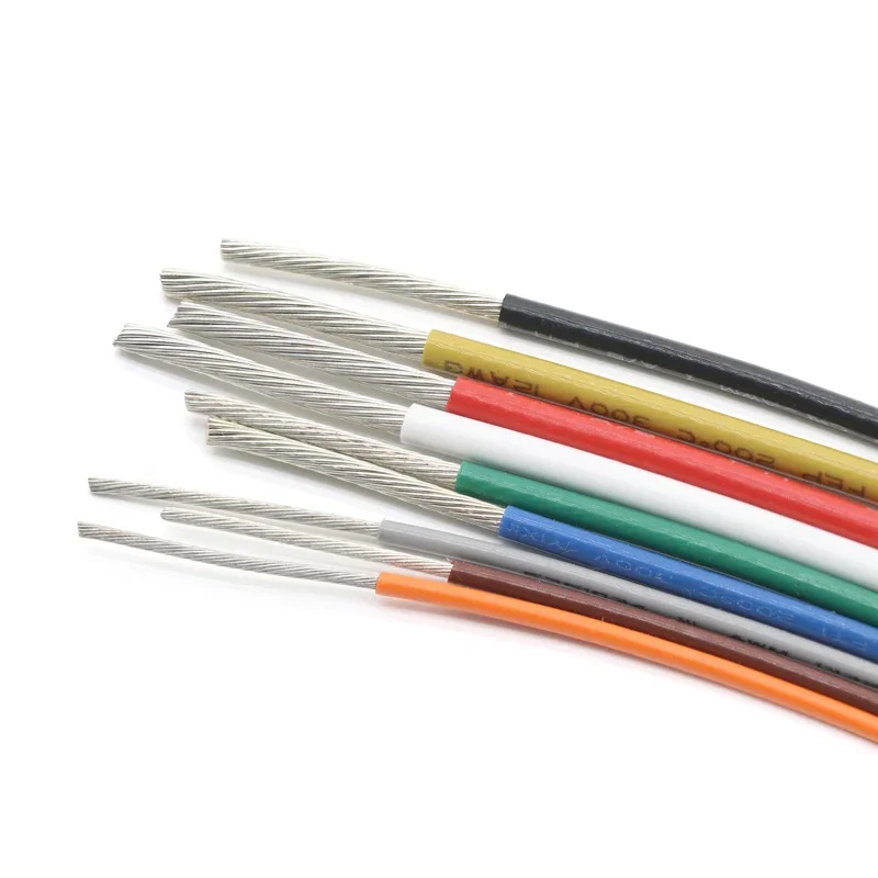 5 متر/10 متر UL1332 PTFE سلك 3 - مراجعة Wire 22 Gauge Copper وسعره