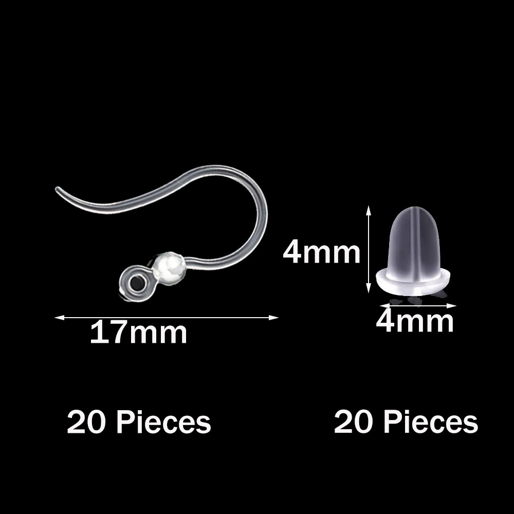 40 قطعة من خطافات القرط البلاس - مراجعة Jewelry Making Yarn وسعره