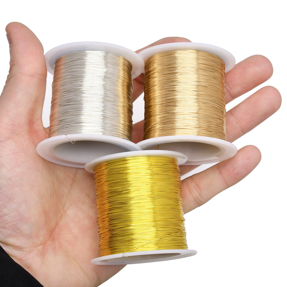 100 متر/328ft Fadeless النحاس  - مراجعة Jewelry Making Yarn وسعره