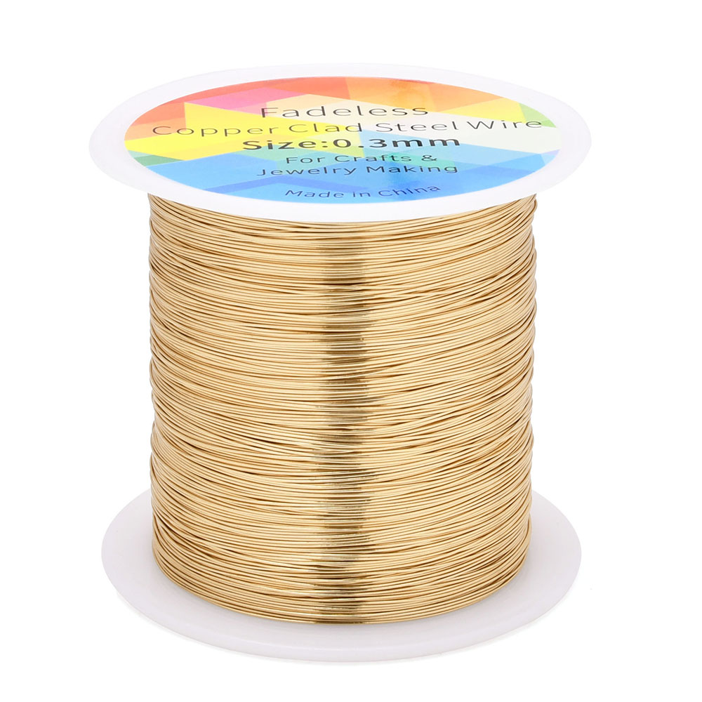 100 متر/328ft Fadeless النحاس  - مراجعة Jewelry Making Yarn وسعره