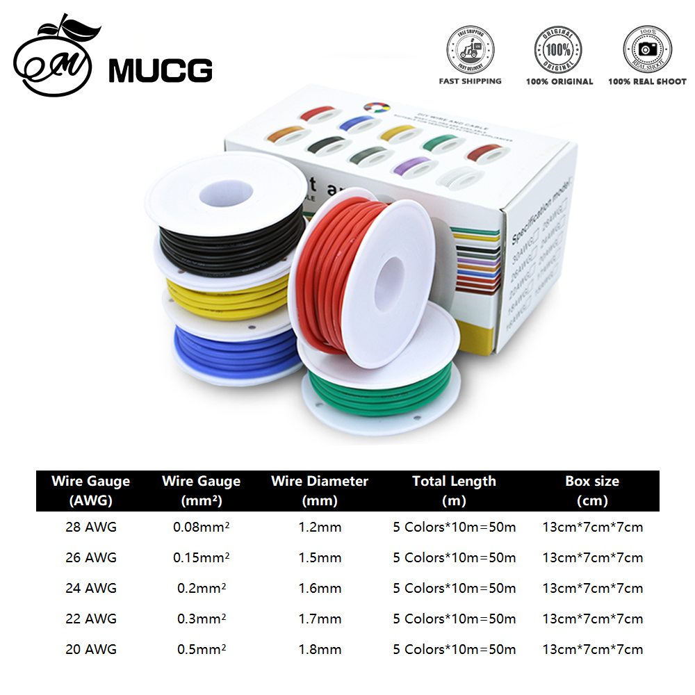 24 22 20 AWG سلك كهربائي سلك س - مراجعة Wire 22 Gauge Copper وسعره